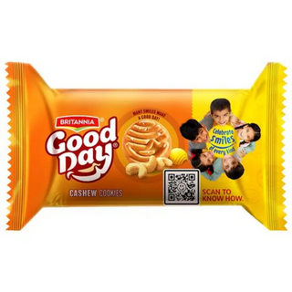 Britannia Good Day Cashew Cookies, 53g +15g EXTRA =68g 