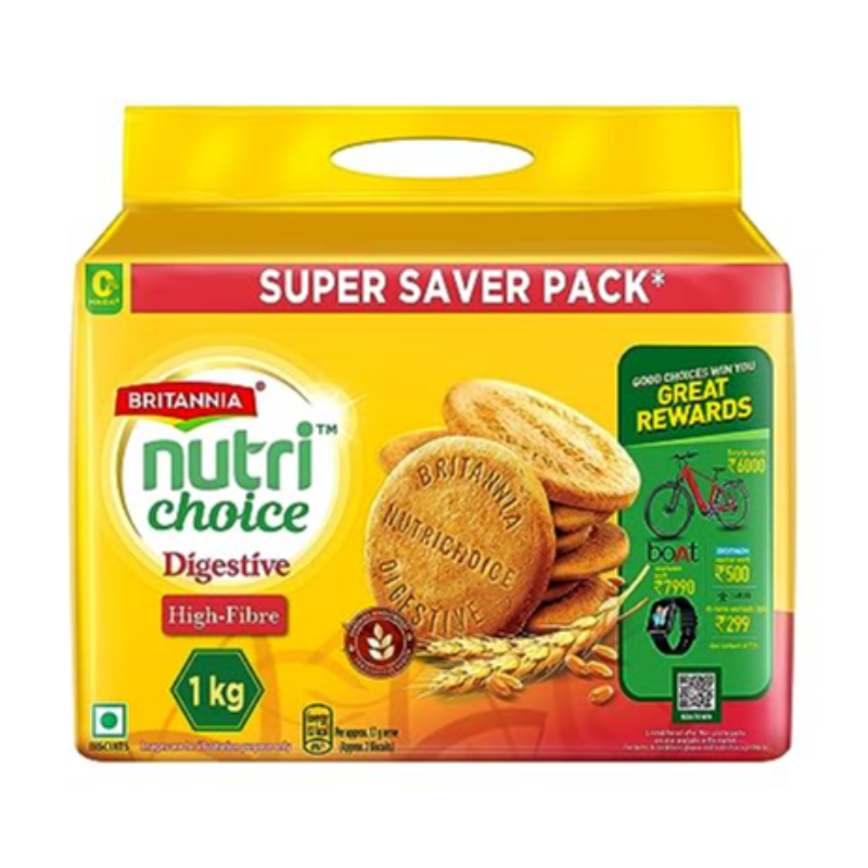 Britannia Nutri Choice Digestive Biscuit, 1kg Main Image