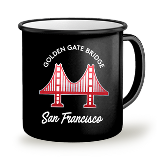 Sf Mug M/P Golden Gate Bridge (Blk)