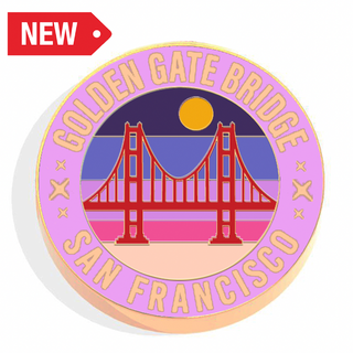 Sf Magnet Sunset (Purple)