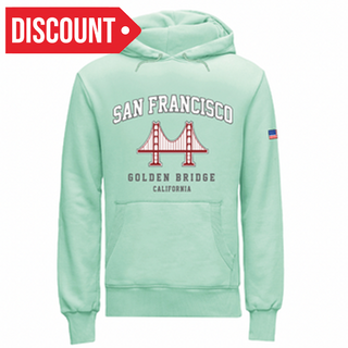 Sf Hoodie Golden Bridge Mint