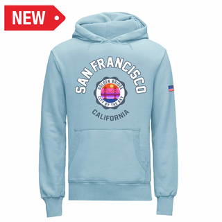 Sf Hoodie Sunset Sky Blue