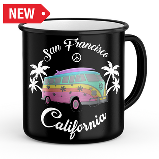 Sf Mug M/P Combi Car Rainbow (Blk)
