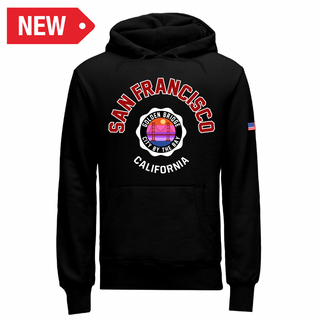 Sf Hoodie Sunset Blk