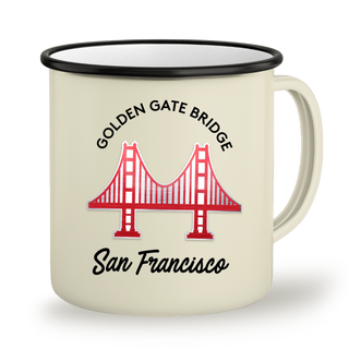 Sf Mug M/P Golden Gate Bridge (Cream)