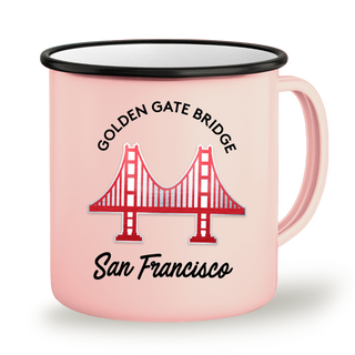 Sf Mug M/P Golden Gate Bridge (Pink)