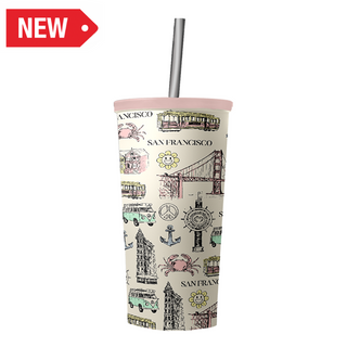 Sf Tumbler With Lid Pastel (17Oz)
