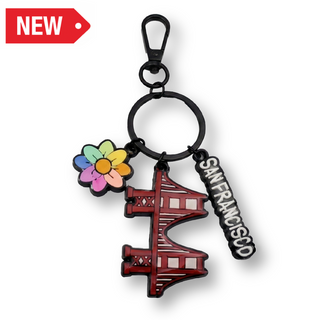 Sf K/C (Blk) Flower Power