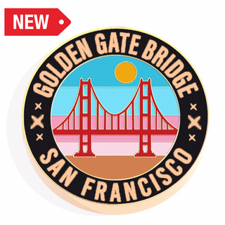 Sf Magnet Sunset (Blk)