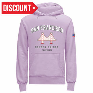 Sf Hoodie Golden Bridge Purple
