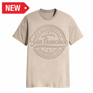Sf T-Shirt 3D Embossed (Sand)