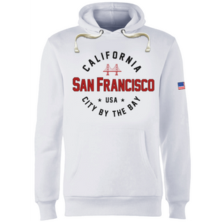 Sf Hoodie Circle White