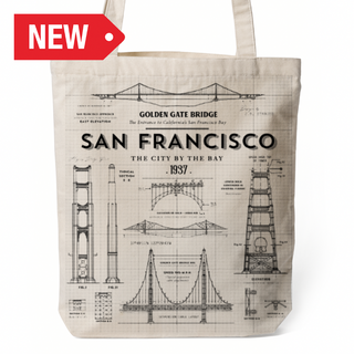 Sf Tote Bag Golden Bridge Archi