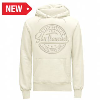 Sf Hoodie 3D Embossed (Cream)