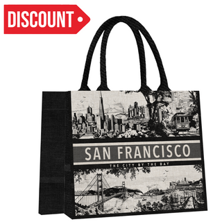 Sf Shopping Bag Toile De Jouy (Blk)