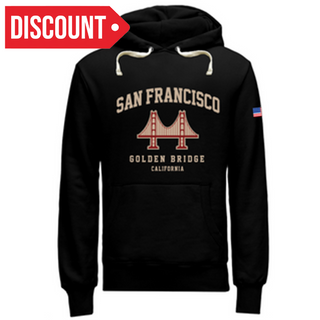Sf Hoodie Golden Bridge Blue