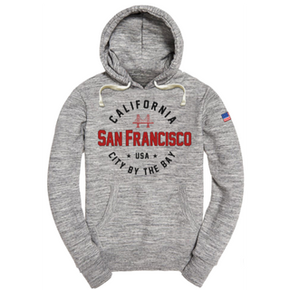 Sf Hoodie Circle Grey