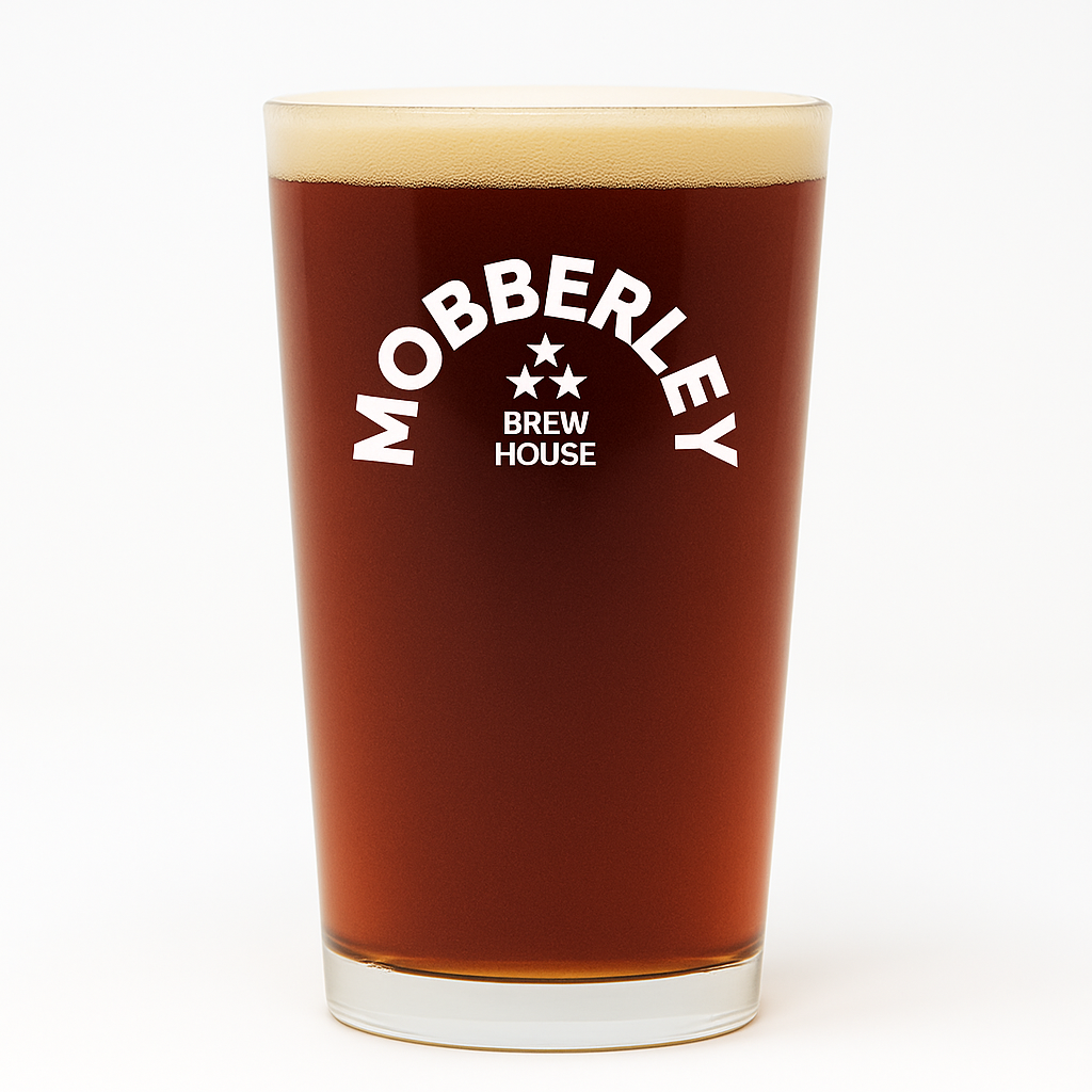Mobberley Brewhouse Conical Pint Glass