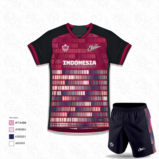 Jersey 2nd Edition - Full Set -  Dark Maroon