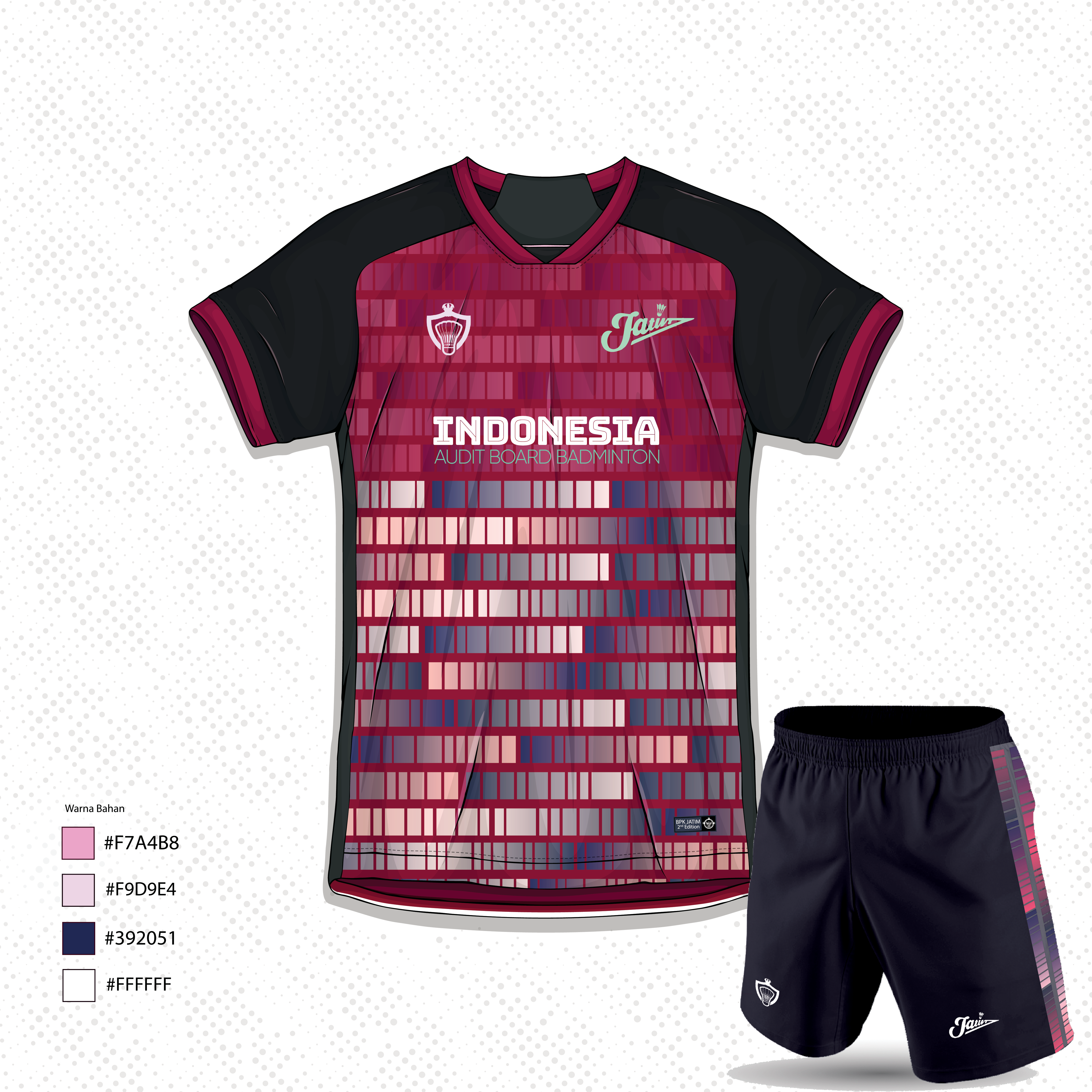 Jersey 2nd Edition - Full Set -  Dark Maroon Main Image