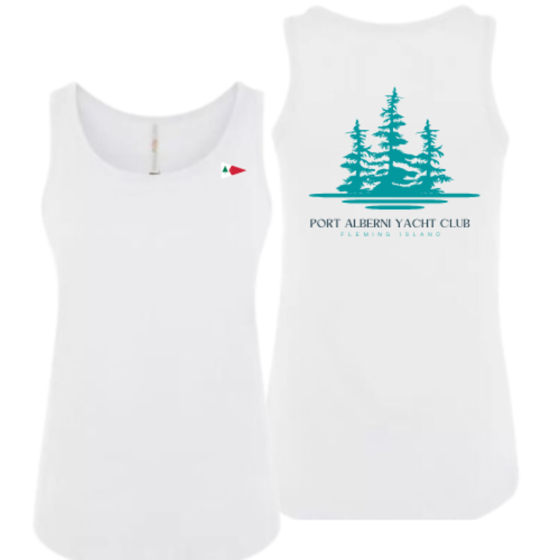 Women's White Tank Main Image