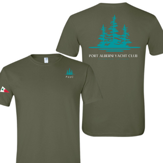 Forest Green T-Shirt with Burgee