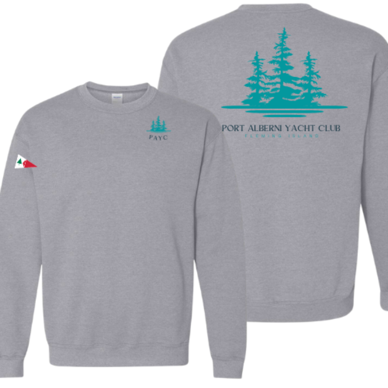 Sport Grey Crewneck with Burgee Main Image