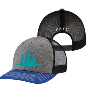 Blue/Charcoal/Black Pro-Round with Trees