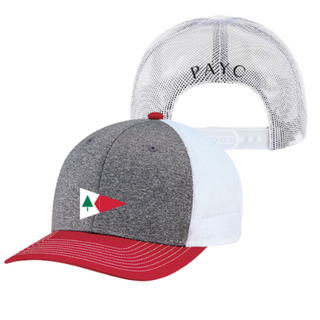 Red/Charcoal/White Pro-Round with Burgee