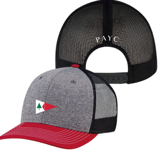 Red/Charcoal/Black Pro-Round with Burgee