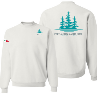 White Crewneck with Burgee