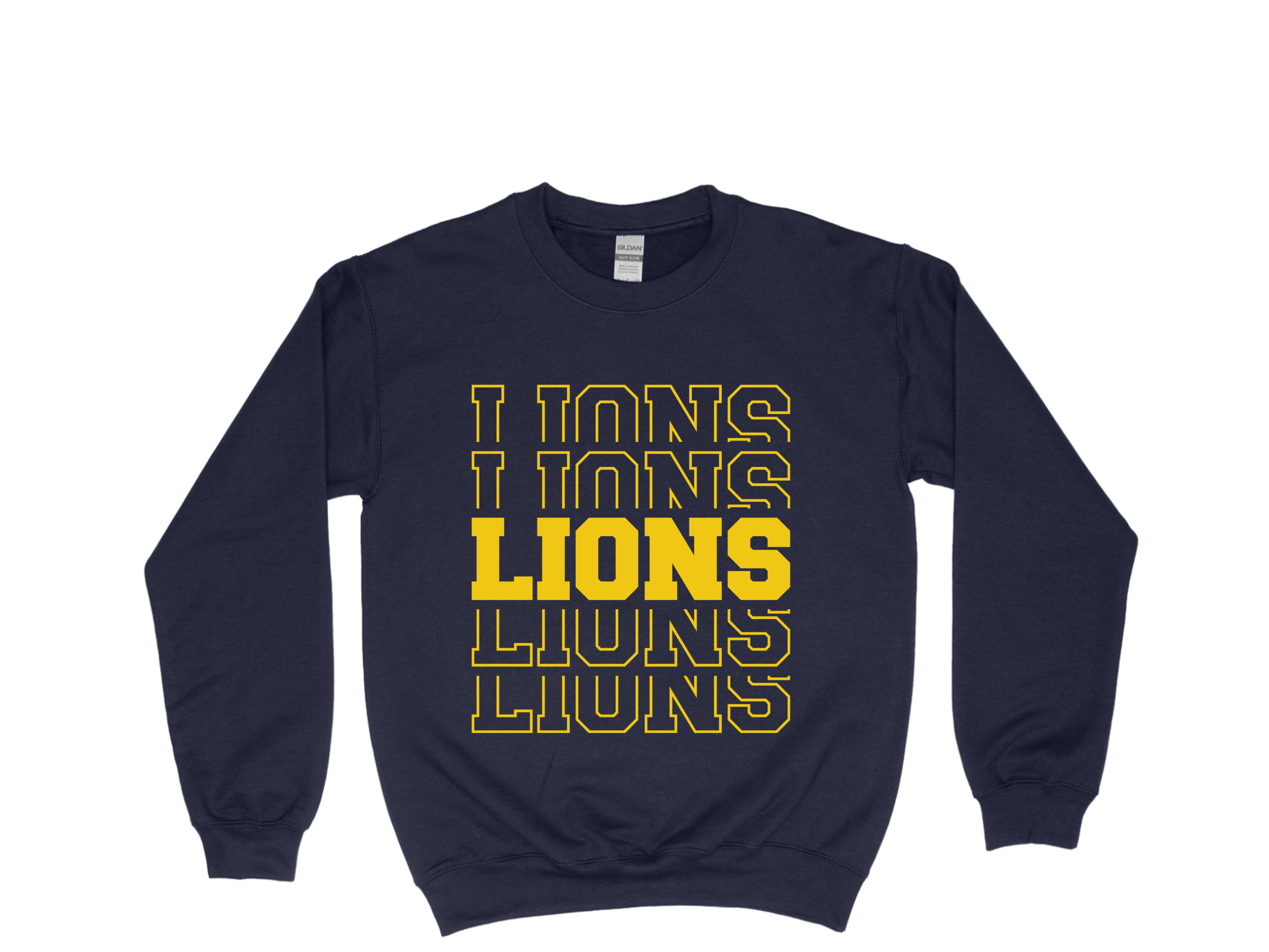 Lionss - Navy Sweatshirt  Large Image