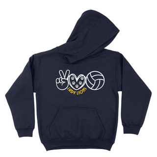 Lady Lions Volleyball - Navy Hoodie  Image