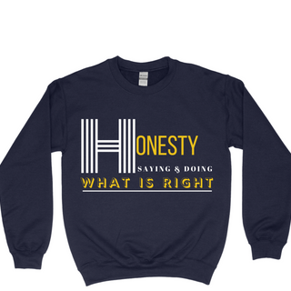 Honesty - Navy Sweatshirt  Image