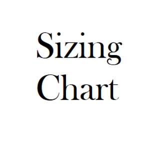Sizing Chart Image
