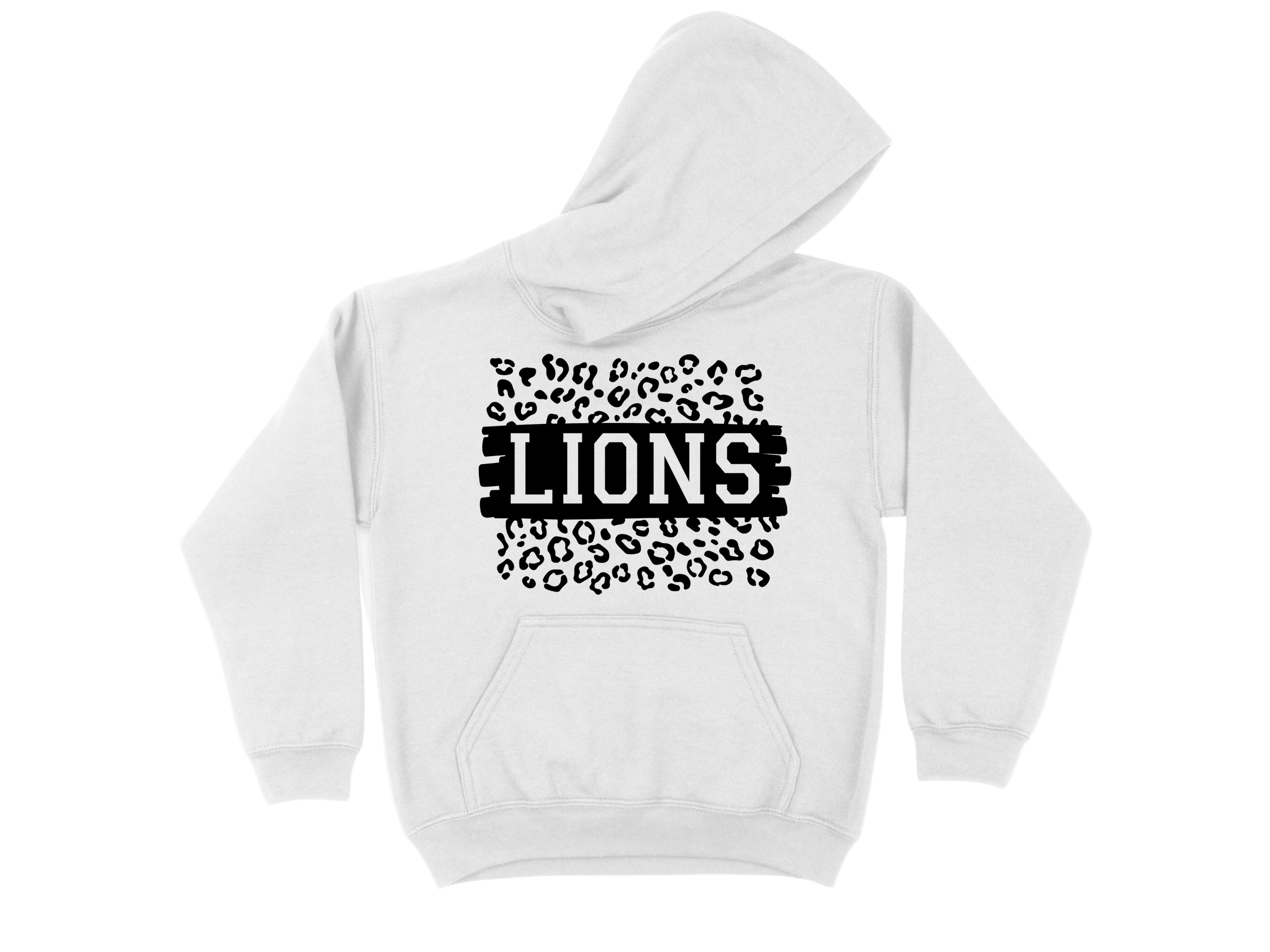 Lions-  - White Hoodie  Large Image