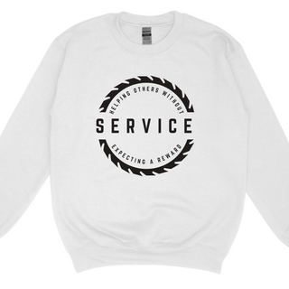 Service - White Sweatshirt Image