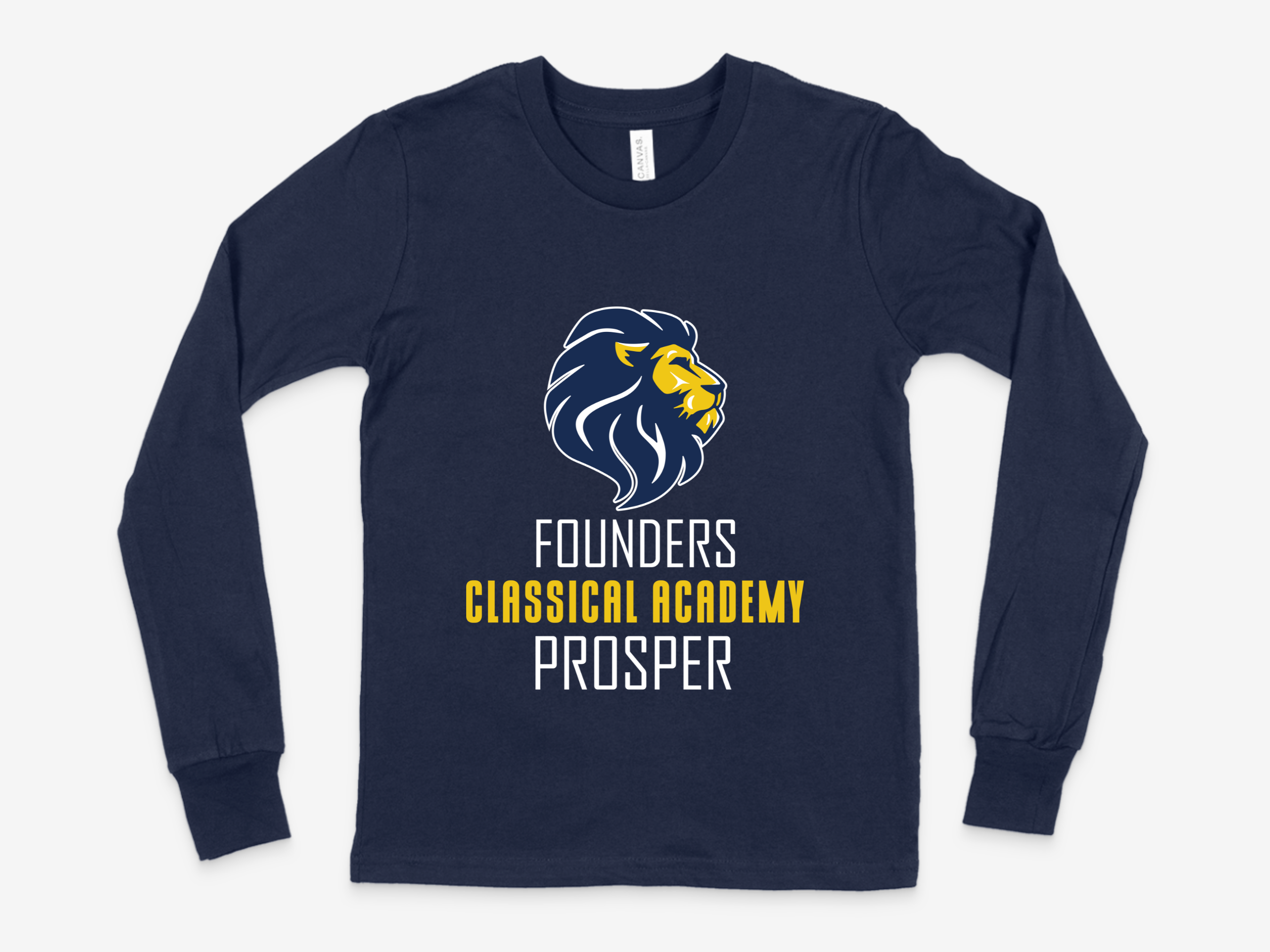 Founders Classical Academy Prosper  - Navy Long Sleeve  Large Image