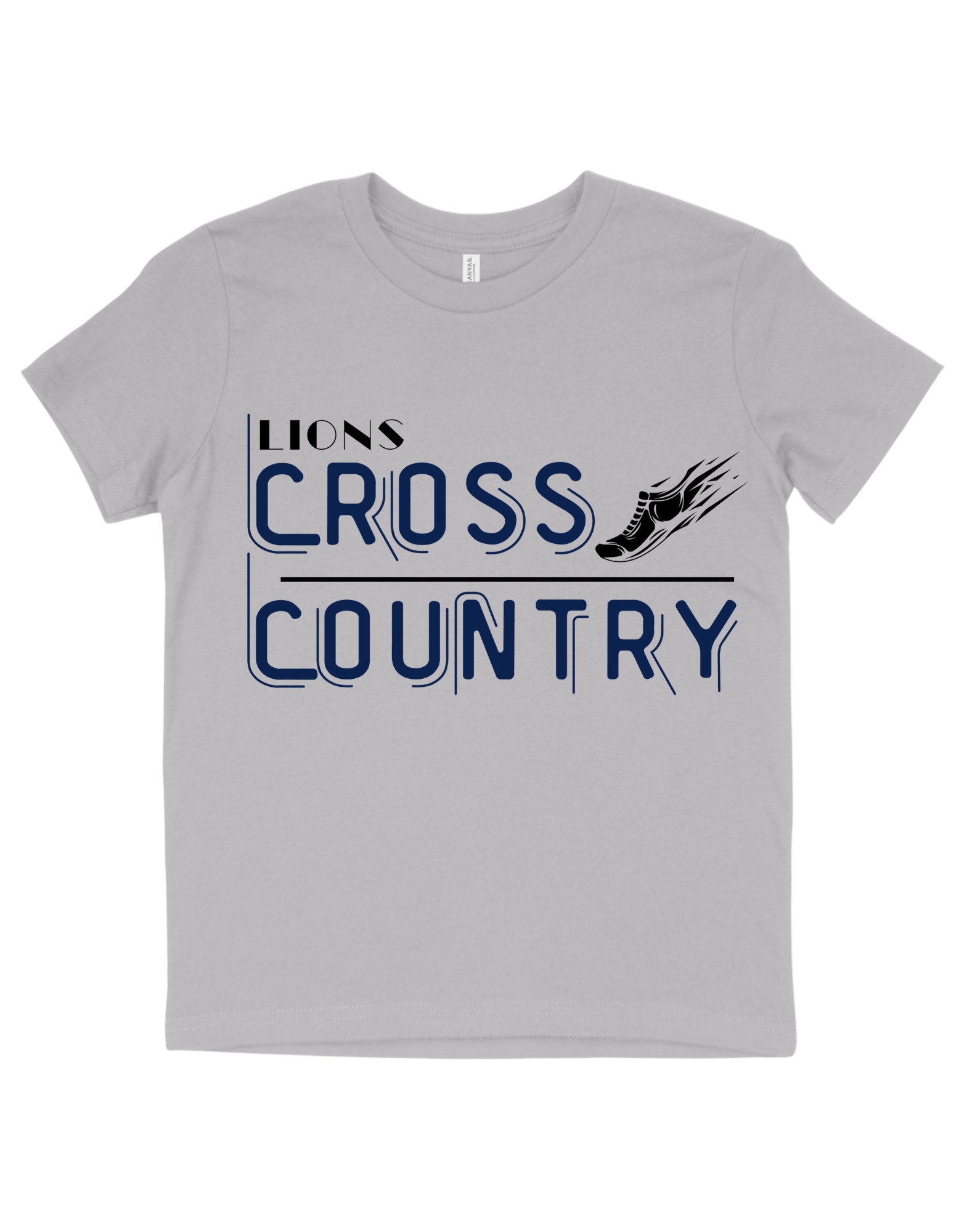Lions Cross Country - Athletic Heather Large Image