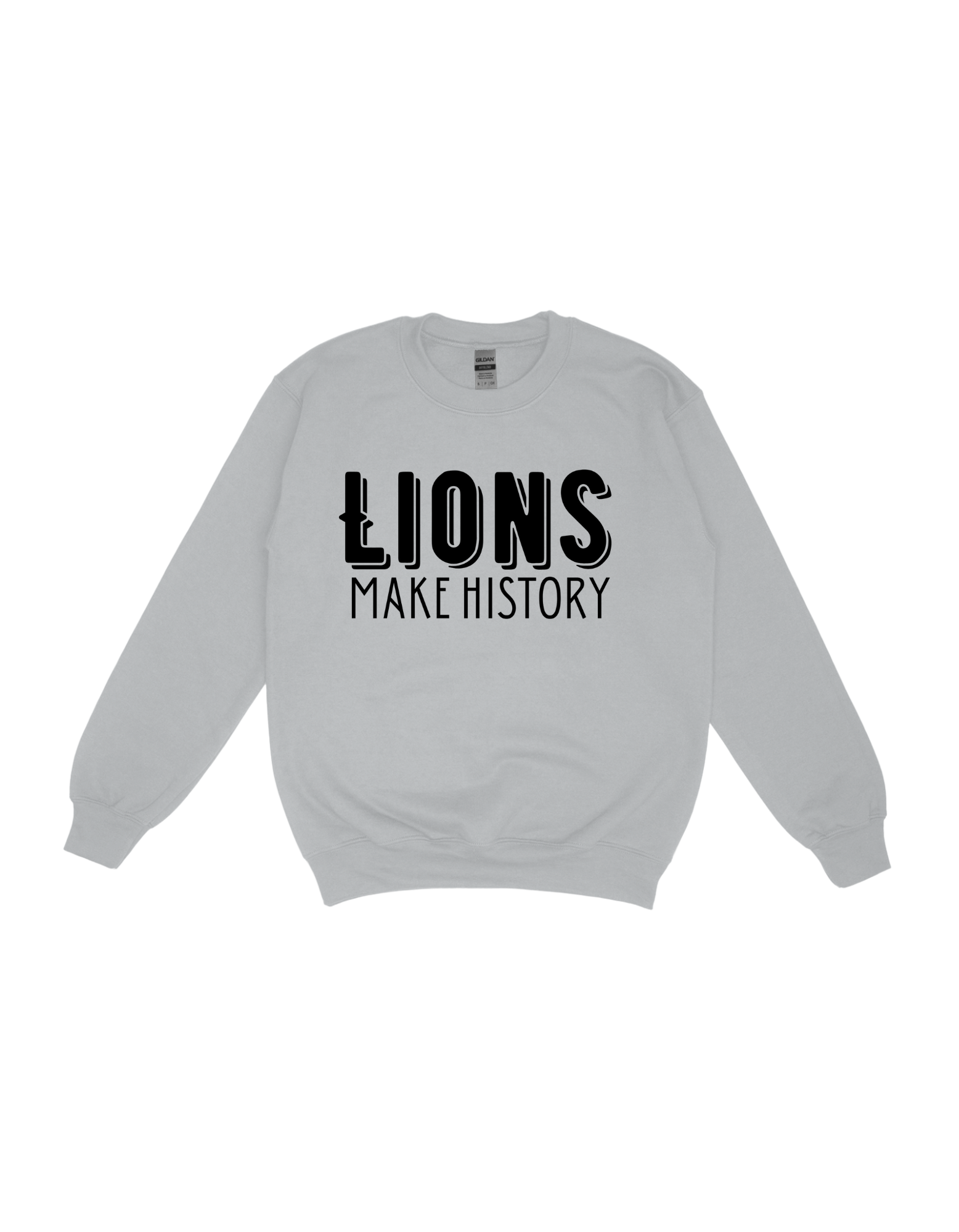 Lions Make History - Sport Gray Sweatshirt  Large Image