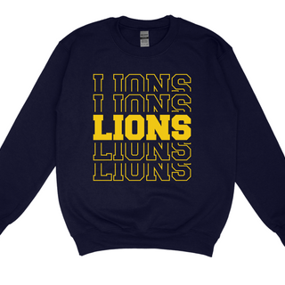 .Lions. - Navy Sweatshirt  Image
