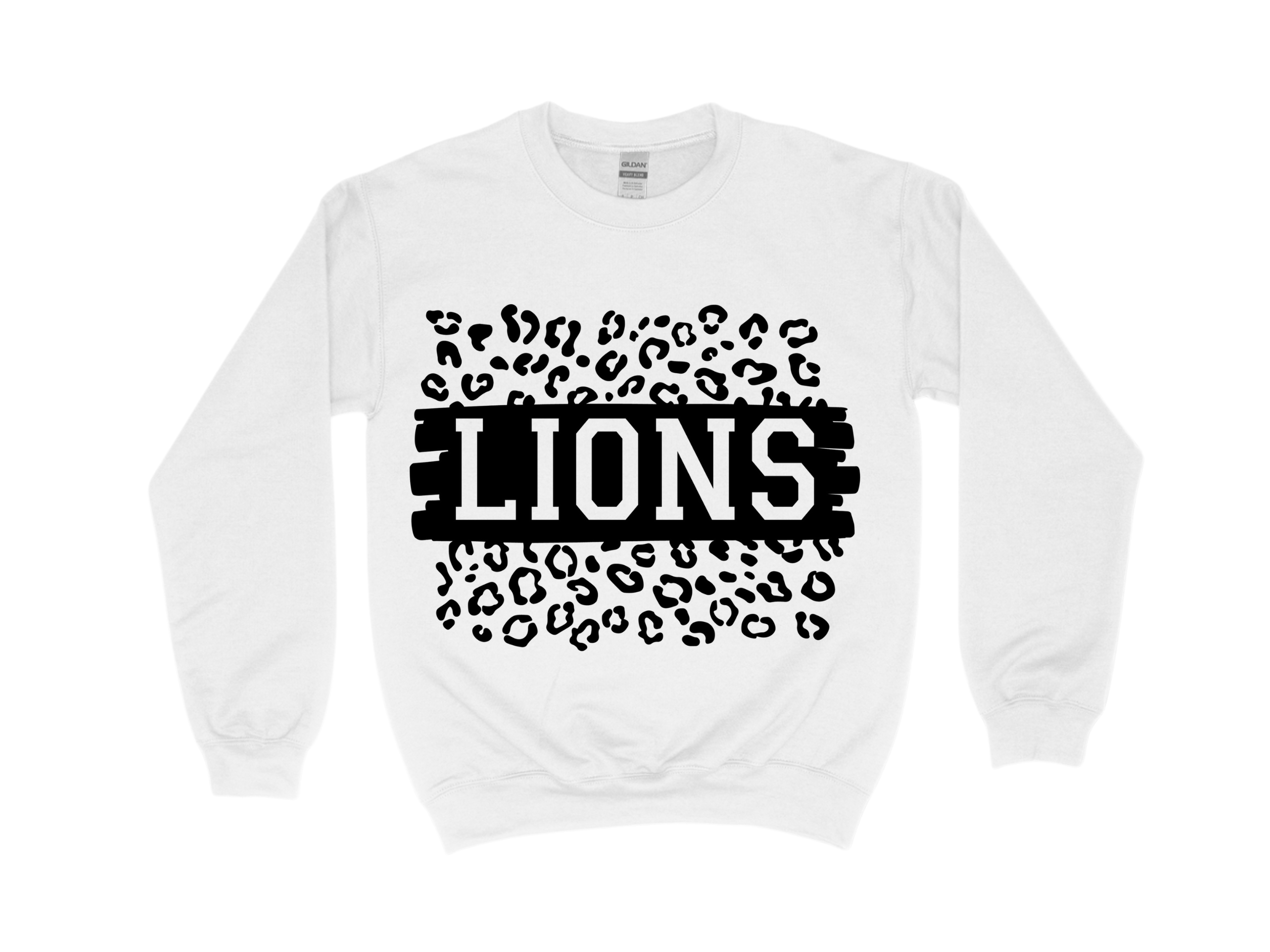 Lions - White Sweatshirt  Large Image