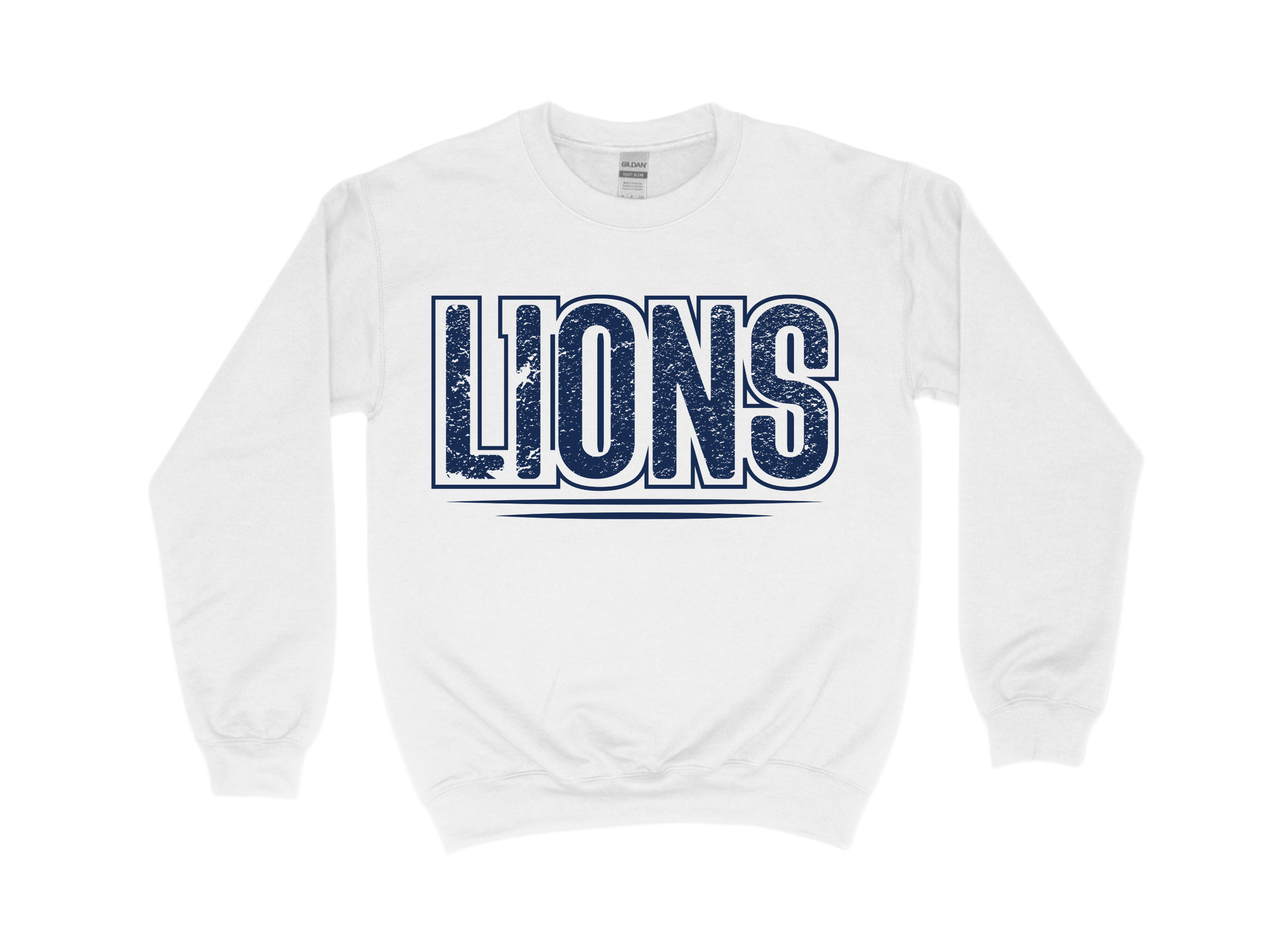 -_Lions_- White Sweatshirt  Large Image