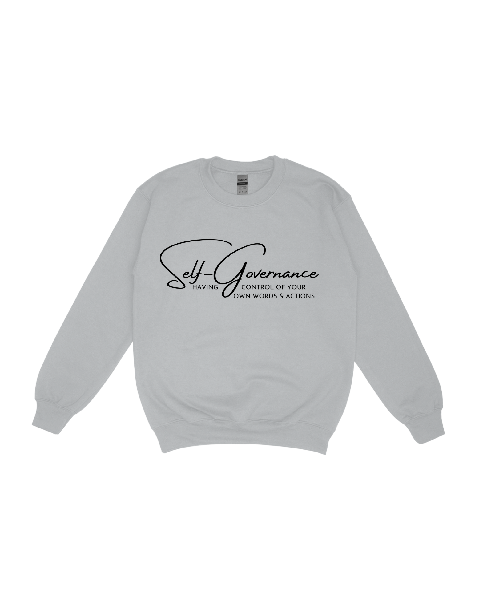 Self-Governance - Sport Gray  Sweatshirt Large Image