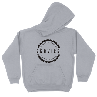 Service - Athletic Gray Hoodie
