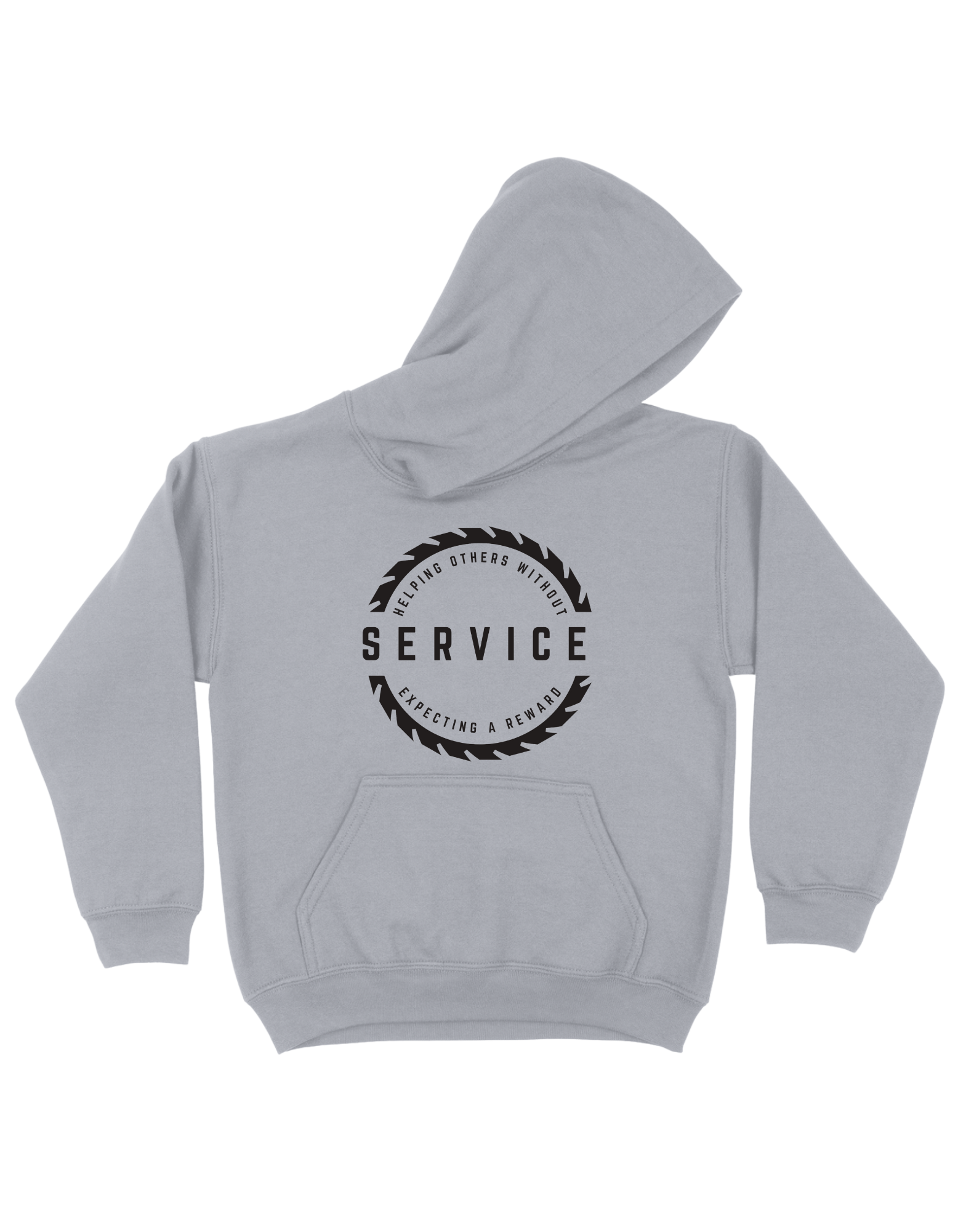 Service - Athletic Gray Hoodie Large Image