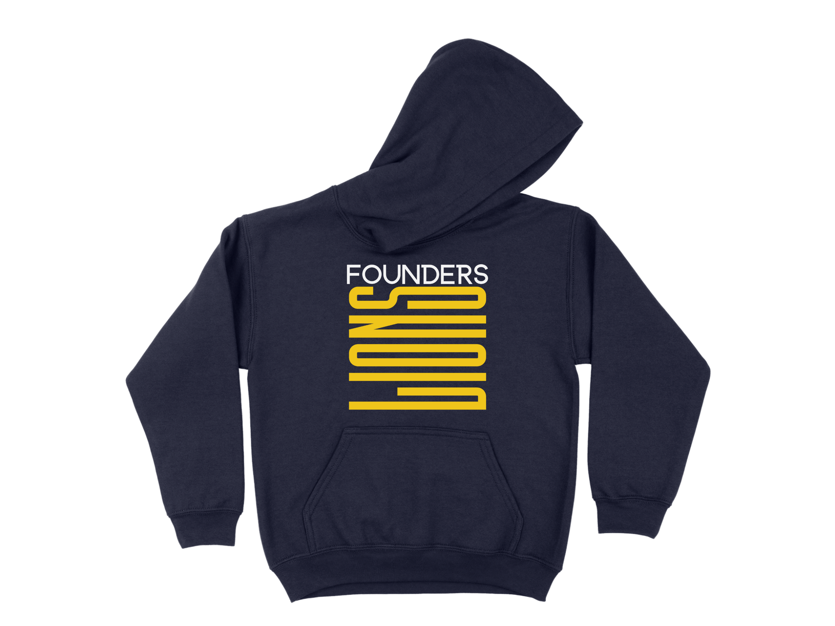 .Founders Lions. - Navy Hoodie  Large Image