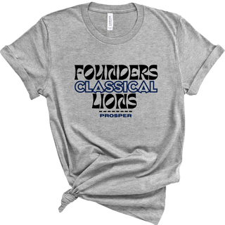 Founders Classical Lions - Athletic Heather  Short Sleeve Image