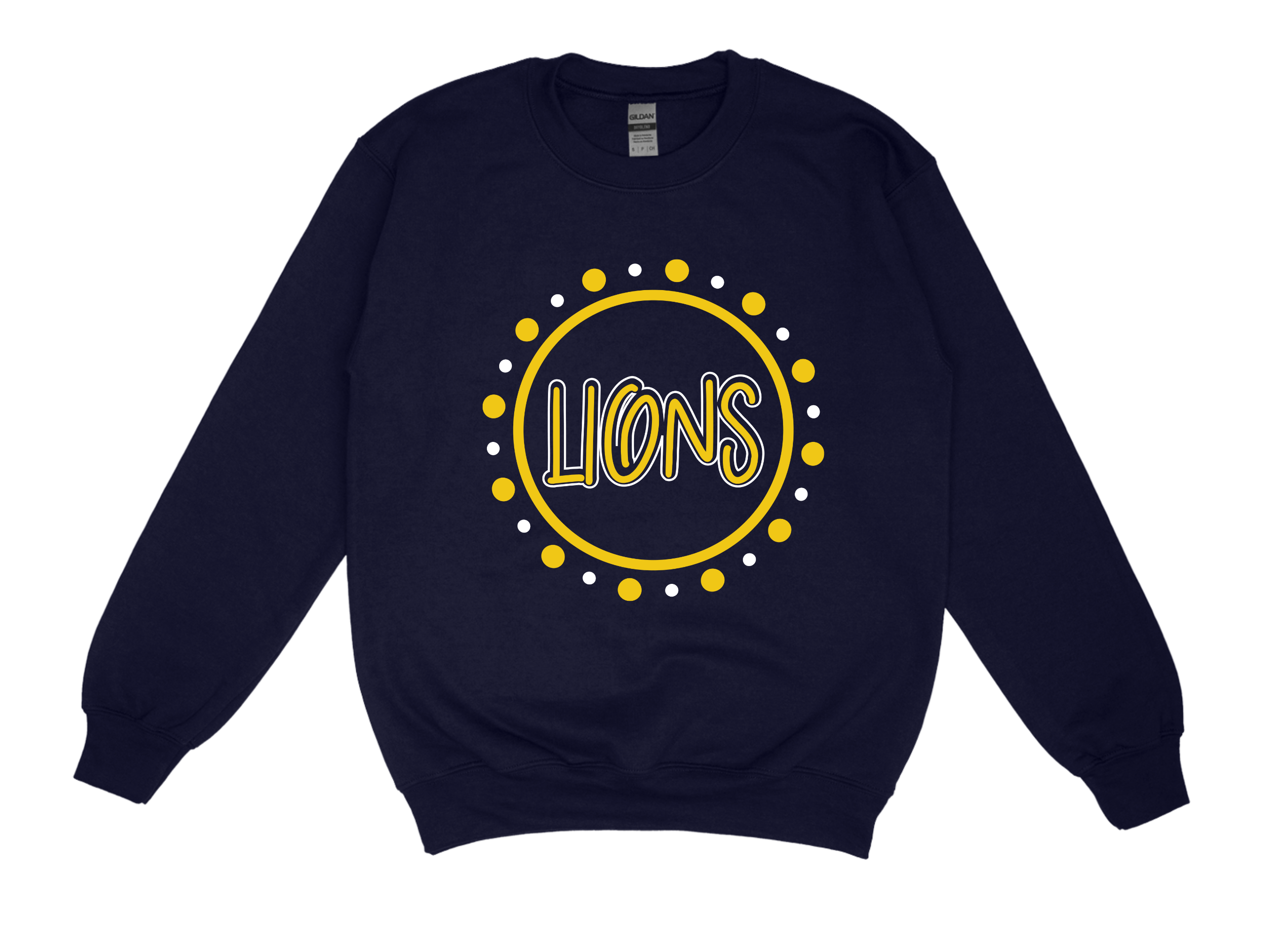 ((Lions)) - Navy Sweatshirt  Large Image