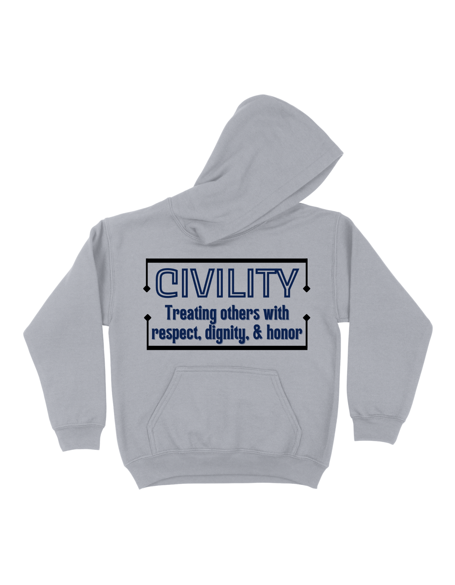 Civility - Sport Gray Hoodie  Large Image